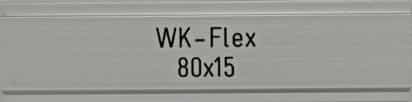 WK-FLEX 80 x 15 mm WERBESCHILD, WK-FLEX 80 x 15 mm WERBESCHILD
