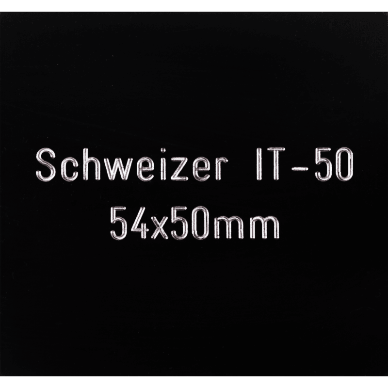 SCHWEIZER IT-50 54 x 50 mm, schwarz (mit Gravofoil), SCHWEIZER IT-50 54 x 50 mm, schwarz (mit Gravofoil)