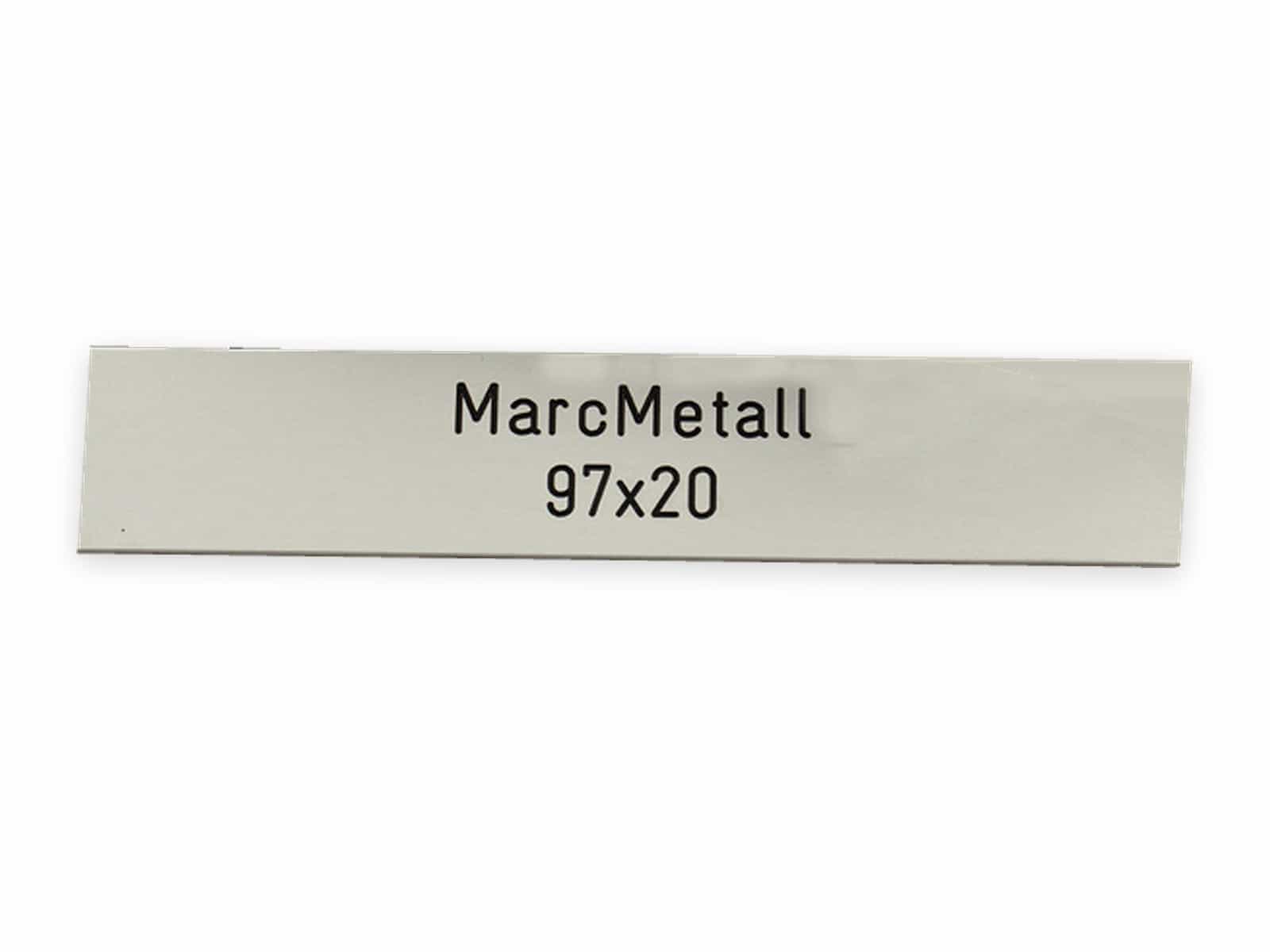 MARC-METAL 97 x 20 mm, Metallex-286 selbstklebend, MARC-METAL 97 x 20 mm, Metallex-286 selbstklebend