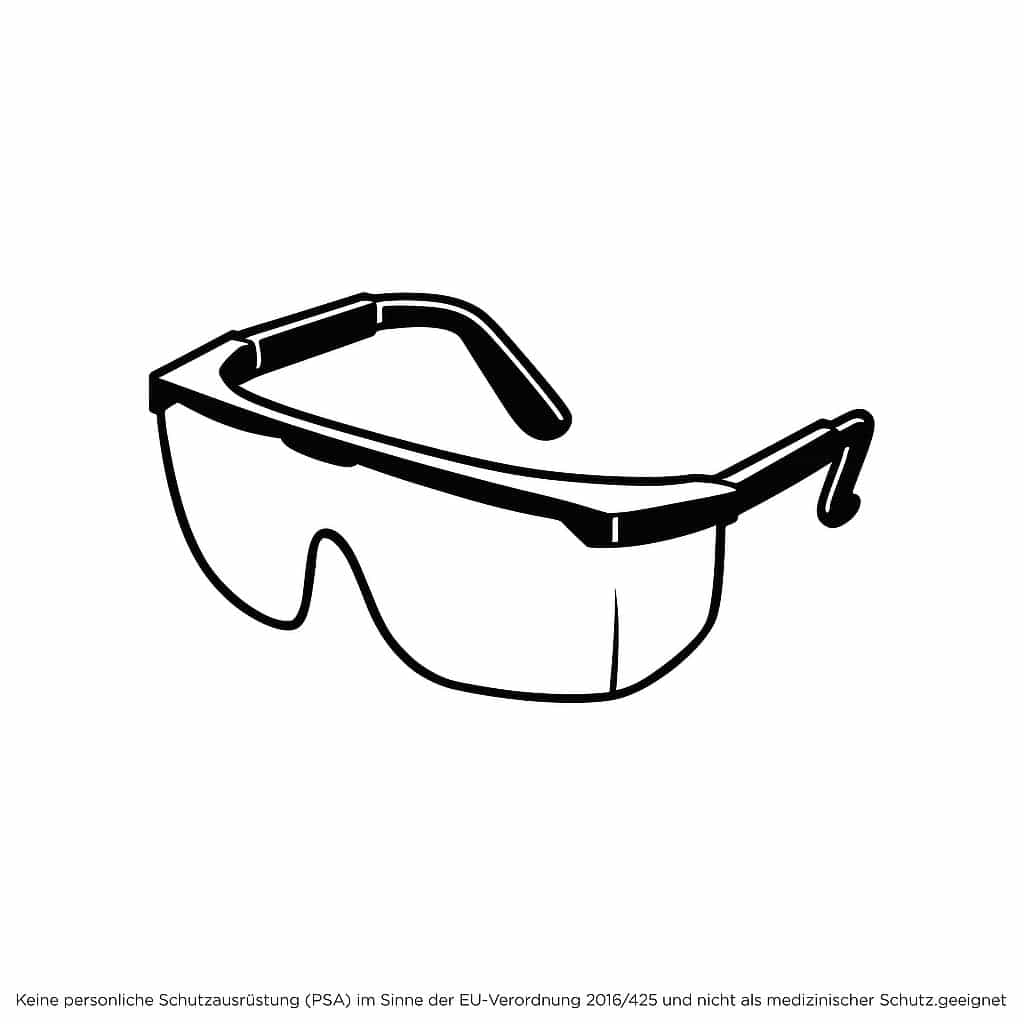 Transparente Komfortbrille für Kosmetikerinnen, Coiffeure etc., Transparente Komfortbrille für Kosmetikerinnen, Coiffeure etc.
