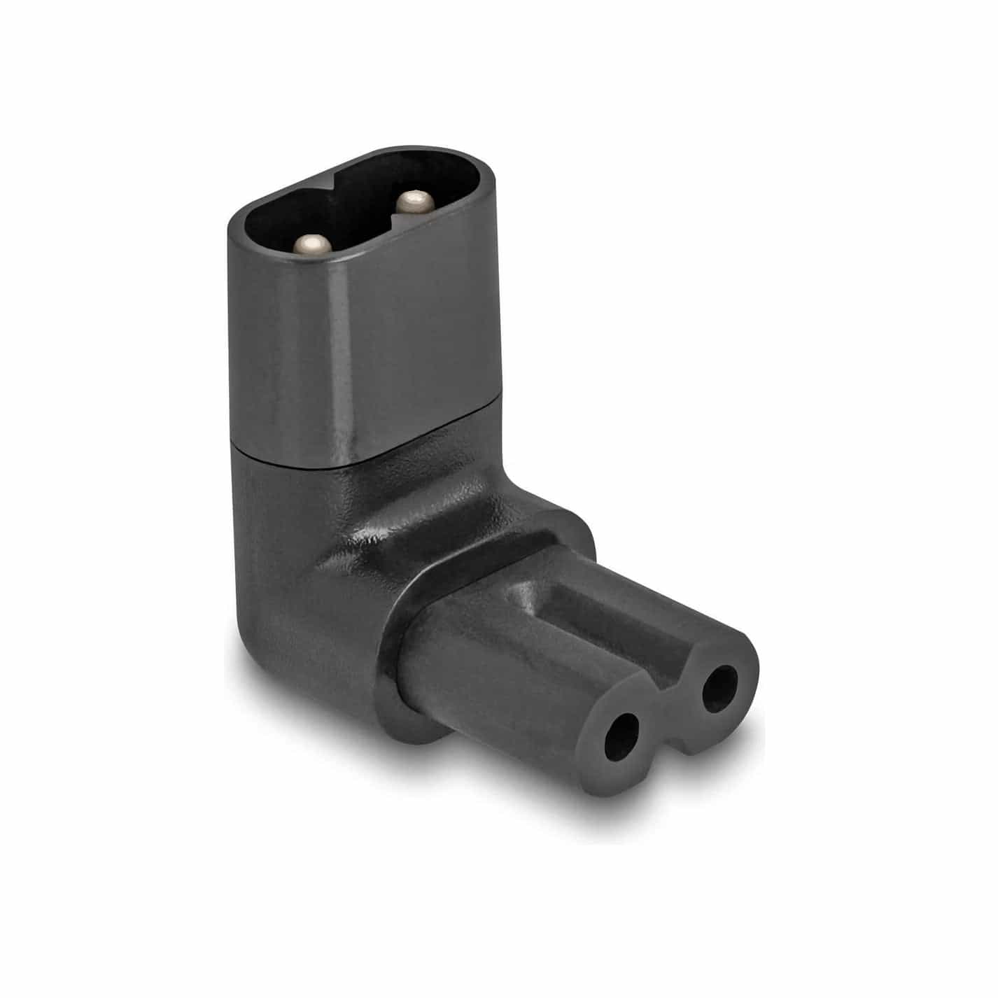 Adapterstecker C7 - C8, frontal gewinkelt, Adapterstecker C7 - C8, frontal gewinkelt