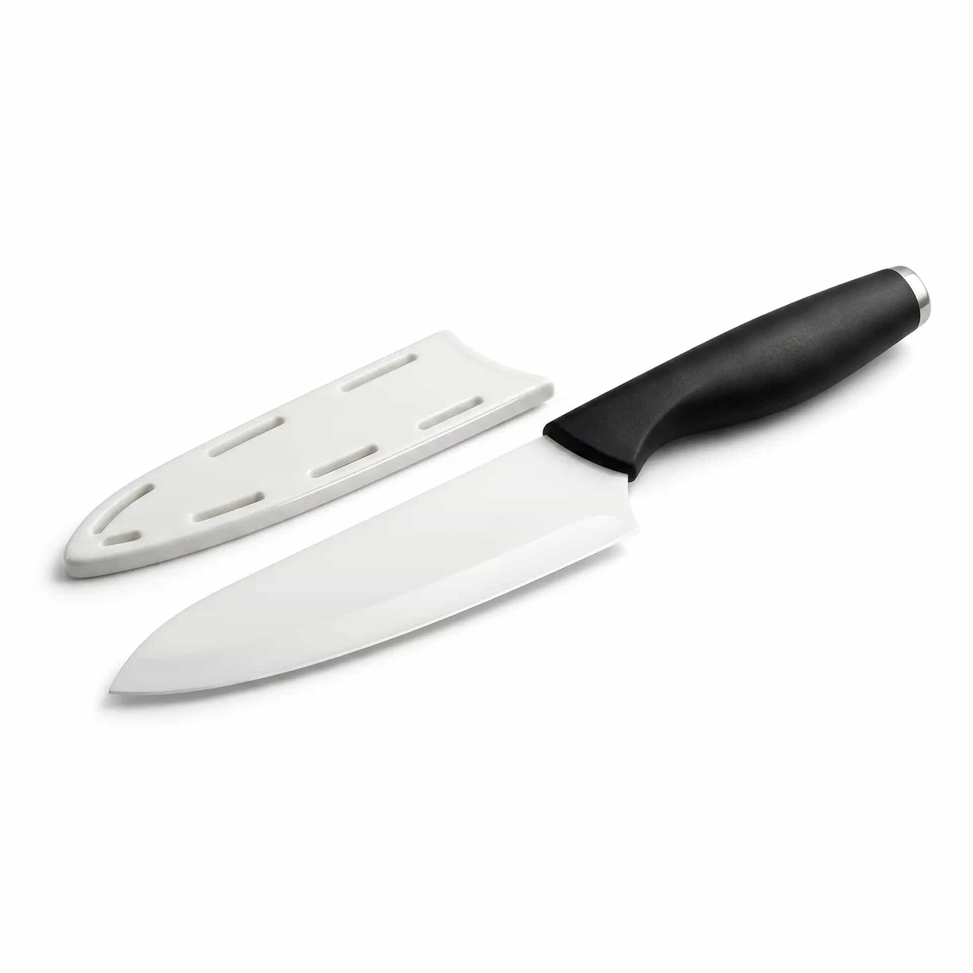 Keramikmesser SHARP, weiss/schwarz, Keramikmesser SHARP, weiss/schwarz